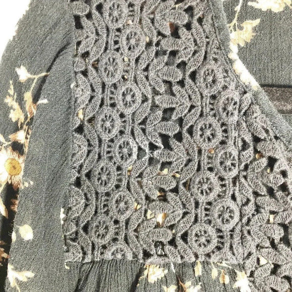 Denim & Supply Long Sleeve Floral Blouse, Medium - Picture 7 of 7